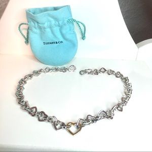 💙Authentic Tiffany & Company Heart Link Necklace